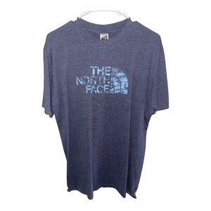 The NORTH FACE LOGO BLUE SHORT SLEEVE TEE SIZE MEDIUM